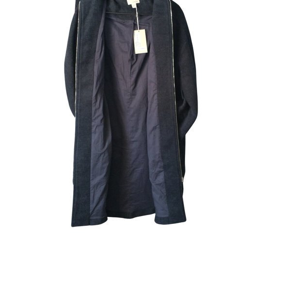 Anthropologie. NWT The Korner Women's Size Small Blue Peat Coat - Picture 2 of 3